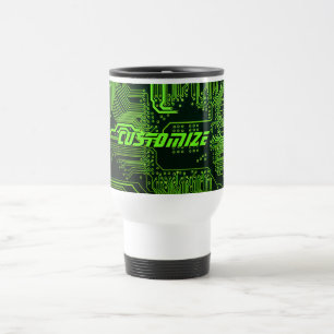 Mug De Voyage Carte de circuit électronique écologique à circuit