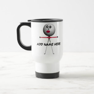 Mug De Voyage Carton de golf personnalisé