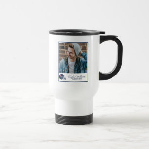 Mug De Voyage Casque Ole Miss Football bleu foncé