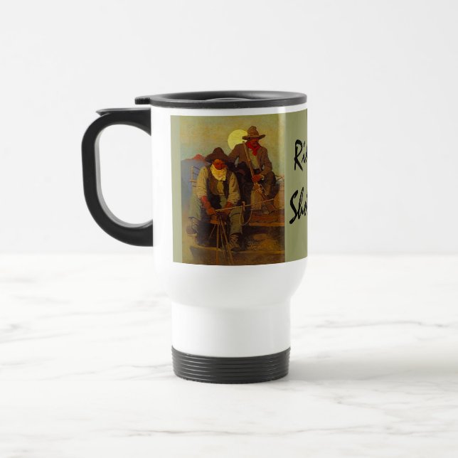 Mug De Voyage Cavaliers Côté-Seat de fusil de chasse (Gauche)