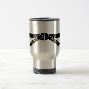 Mug De Voyage Ceinture noire personnalisable (Kuro-obi)