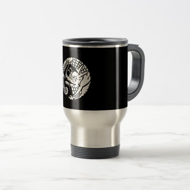 Mug De Voyage Cercle du dragon de la secte Nichiren (Devant droit)