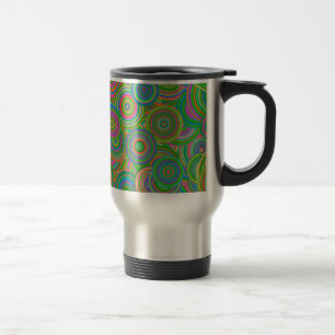 Mug De Voyage cercles rétro