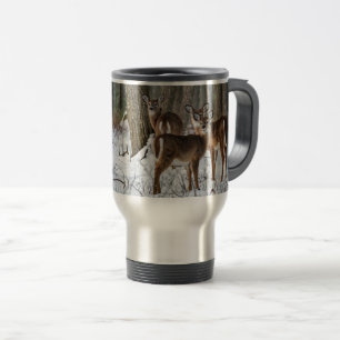 Mug De Voyage Cerf d'hiver