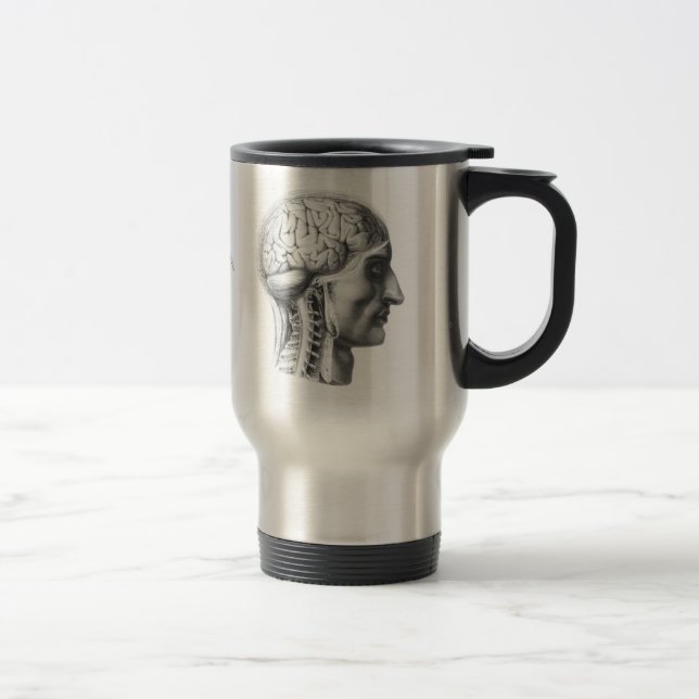 Mug De Voyage cerveau indiqué (Droit)