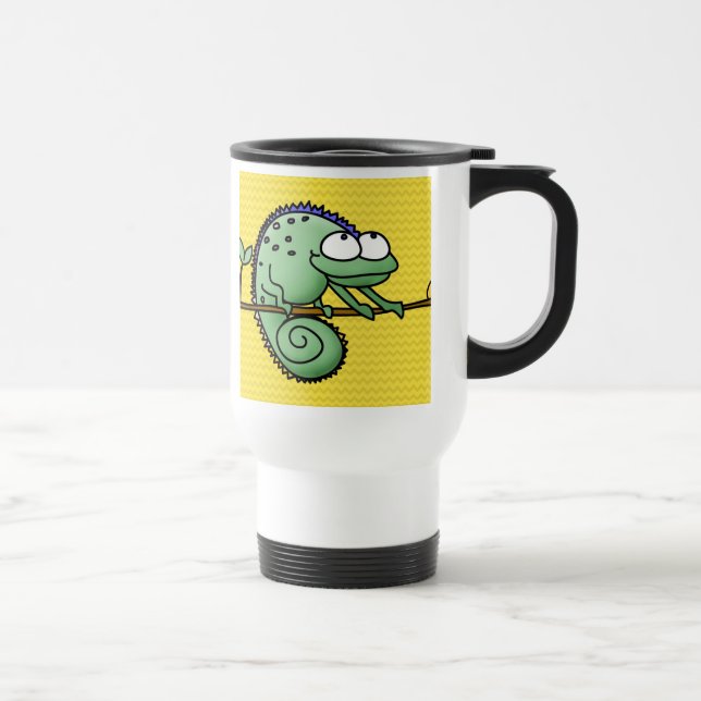 Mug De Voyage Chameleon Cute Funny (Droite)