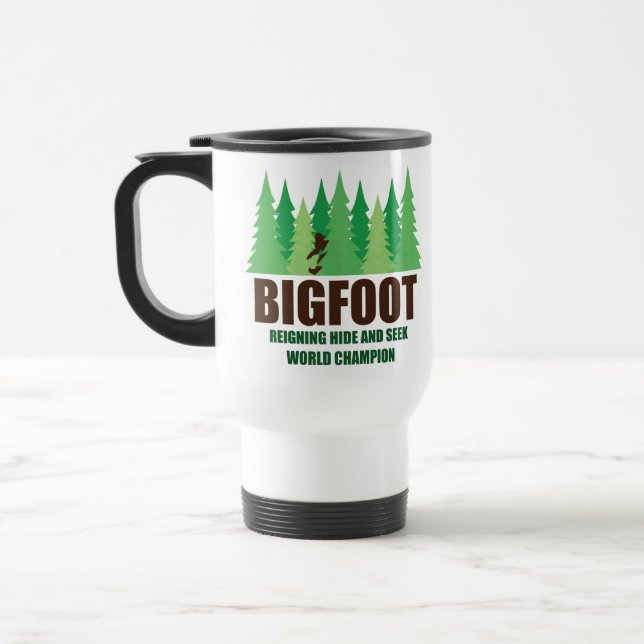 Mug De Voyage Champion du monde de cache-cache de Bigfoot (Gauche)