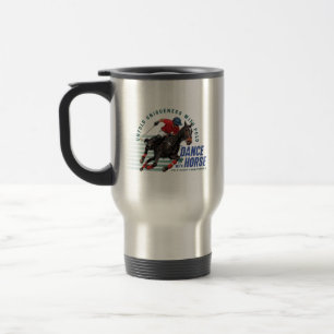 Mug De Voyage Championnat de Polo Cavalier de Danse avec Cheval