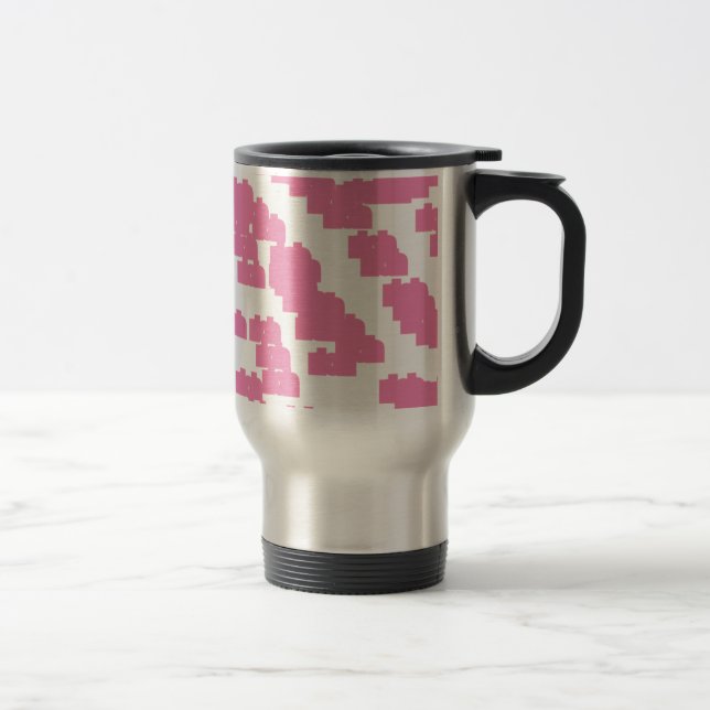 Mug De Voyage chanceux rose 888 (Droit)