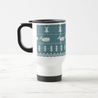 Chandail de Noël Motif nu Whale hiver