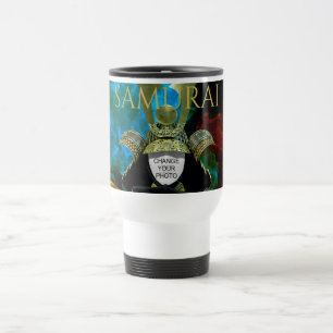 Mug De Voyage Changeable Votre Photo, Casque Samurai