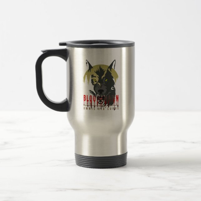 Mug De Voyage Chaque homme est un loup (Gauche)