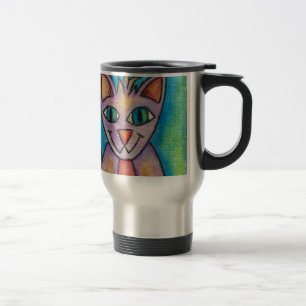 Mug De Voyage Chat Chaton Rose Violet