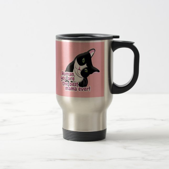 Mug De Voyage Chat de la Fête des Mères (Droit)