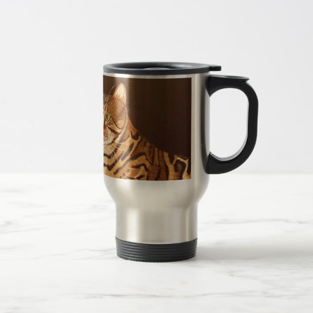 Mug De Voyage Chat du Bengale (Droit)
