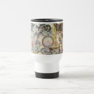 Mug De Voyage Chat du Cheshire Alice au Pays des Merveilles Clas