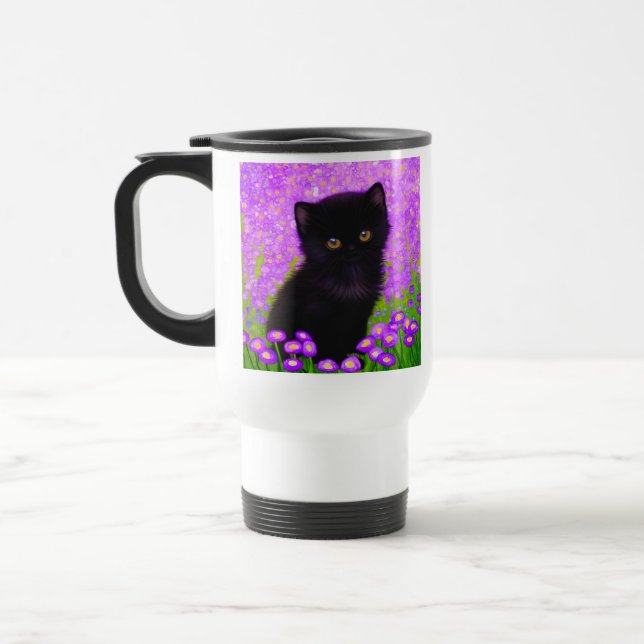 Mug De Voyage Chat Gustav Klimt (Gauche)