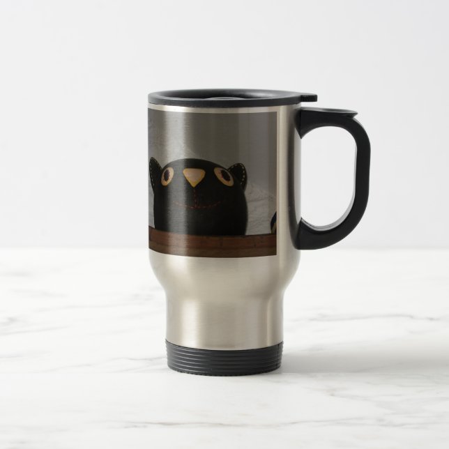 Mug De Voyage Chat noir (Droit)