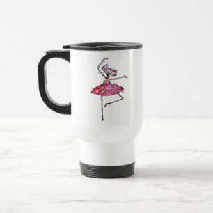 Mug De Voyage Chat Whimsical Dancing Cute