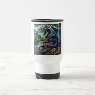 Mug De Voyage Château du Dragon médiéval coloré