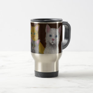 Mug De Voyage Chatons Joueurs