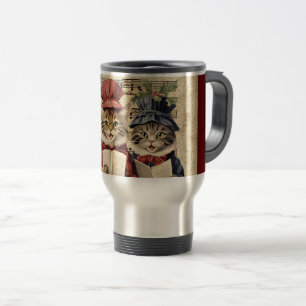 Mug De Voyage Chats qui chantent des chants de Noël
