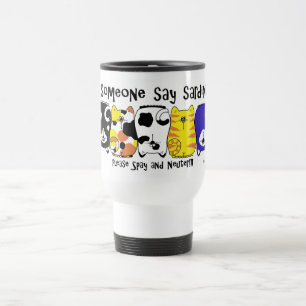 Mug De Voyage Chats Sardine