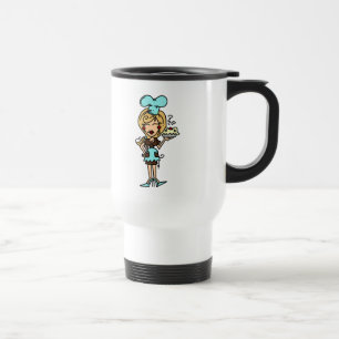 Mug De Voyage Chef pâtisserie féminine - T-shirts blonds et cade