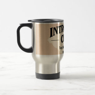 Mug De Voyage Chemise drôle de citation de club d'introverti, ty