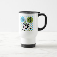 Chemises et cadeaux Blue Cow 4th Birthday
