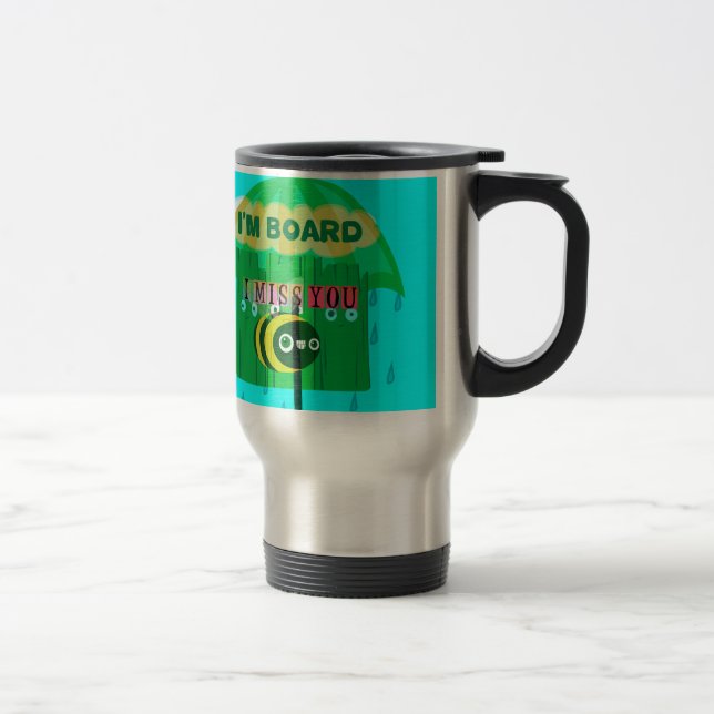 Mug De Voyage Chérie, Tu Me Manques Tant (Droit)