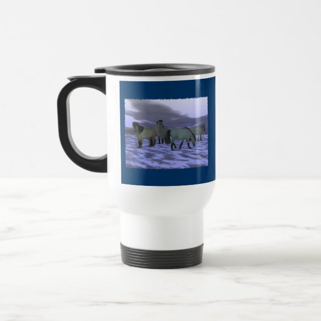 Mug De Voyage Cheval de l'aube (Gauche)