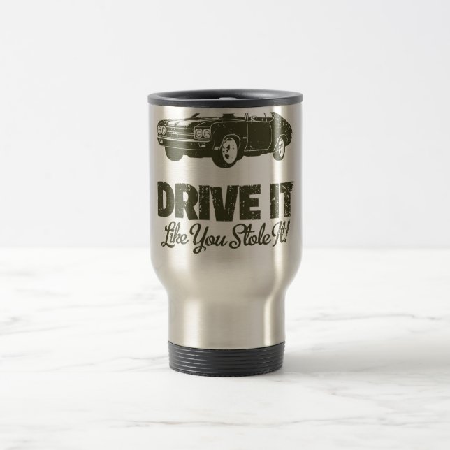 Mug De Voyage Chevrolet 1970 Chevelle solides solubles 454 (Centre)