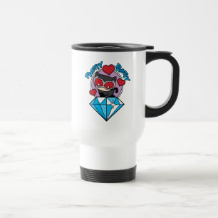 Mug De Voyage Chibi Catwoman assise Sur Le Grand Diamant