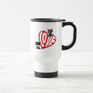 Mug De Voyage Chibi Catwoman rebondit sur Batman