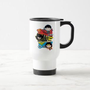 Mug De Voyage Chibi Héros Prêts À L'Action !