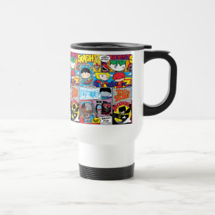 Mug De Voyage Chibi Justice League Motif de bande dessinée