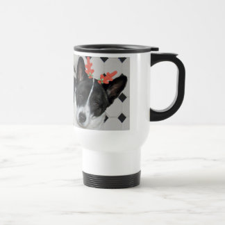 Mug De Voyage Chien de Noël - customisé
