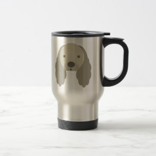 MUG DE VOYAGE CHIEN KAWAII COCKER SPANIEL TROP MIGNON