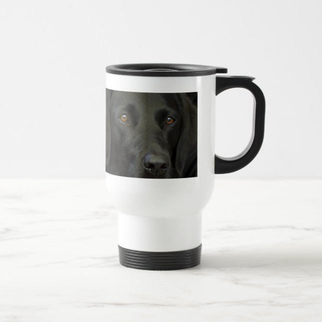 Mug De Voyage Chien noir de Labrador (Droite)