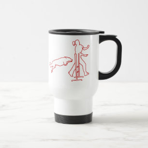 Mug De Voyage Chien rouge Voyage Mug