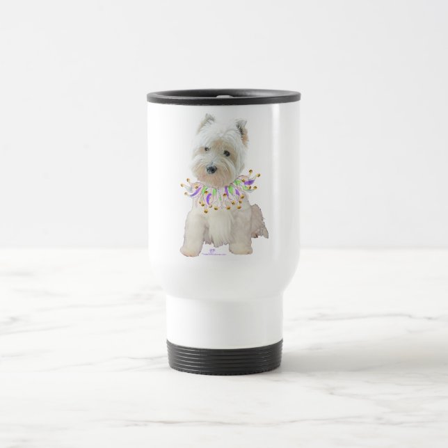 Mug De Voyage Chiens Fêtards (Centre)