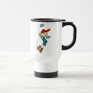 Mug De Voyage Chiffre de bâton d'escalade de roche