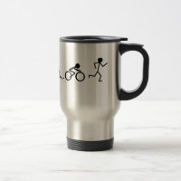 Chiffres de bâton de triathlon