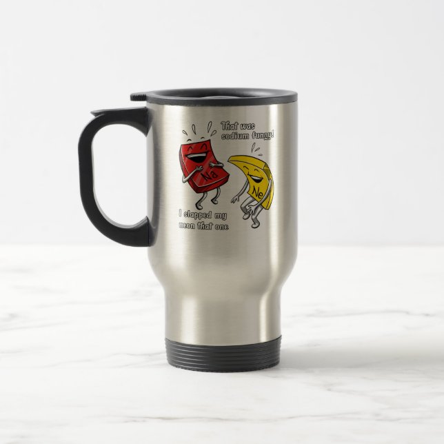 Mug De Voyage Chimie qui était plaisanterie drôle de la Science (Gauche)