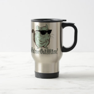 Mug De Voyage Chinchilla bleu de Chinchillin