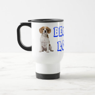 Mug De Voyage Chiot Beagle - Amour Beagles Bleu Marine