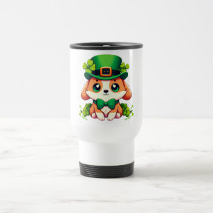 Mug De Voyage Chiot de la Saint-Patricks