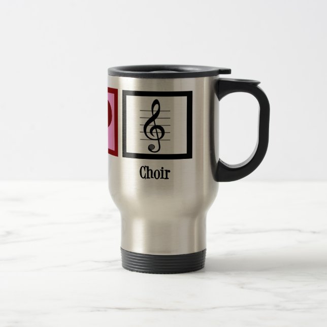 Mug De Voyage Chorale Peace Love (Droit)
