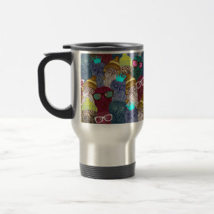 Mug De Voyage Chouette dans la couronne